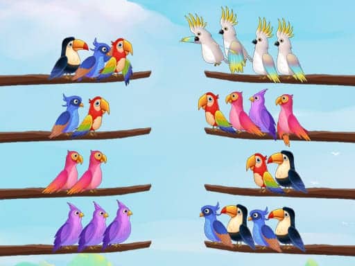Screenshot von Bird Sort Puzzle