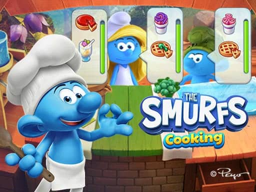 Screenshot von The Smurfs Cooking