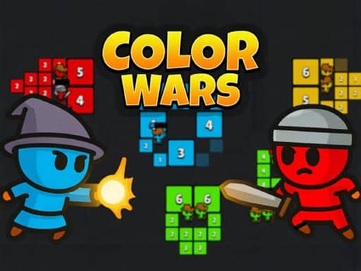 Screenshot von ColorWars.io - Conquest Game