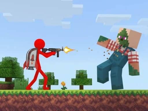 Screenshot von Red Stickman vs Craftmans 2