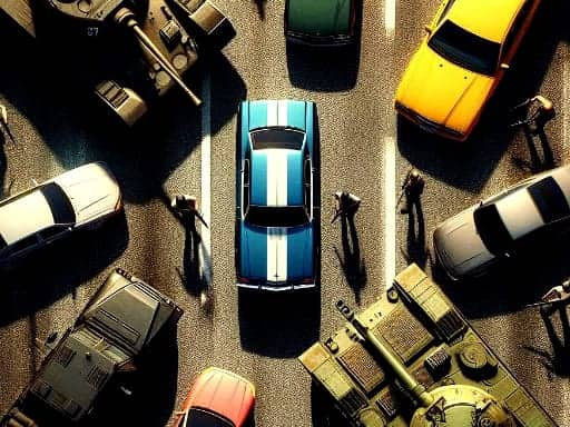 Screenshot von GTA Car Rush