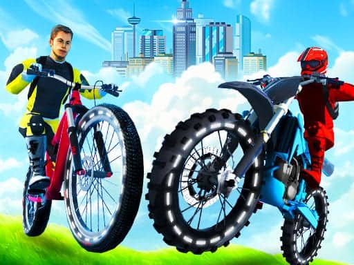 Screenshot von City Bike Racing Champion