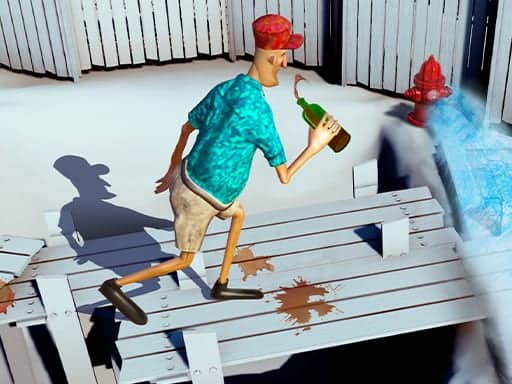 Screenshot von Drunk Man 3D