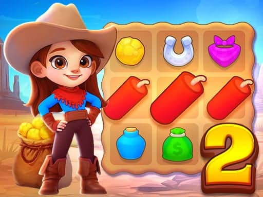 Screenshot von Wild West Match 2: The Gold Rush