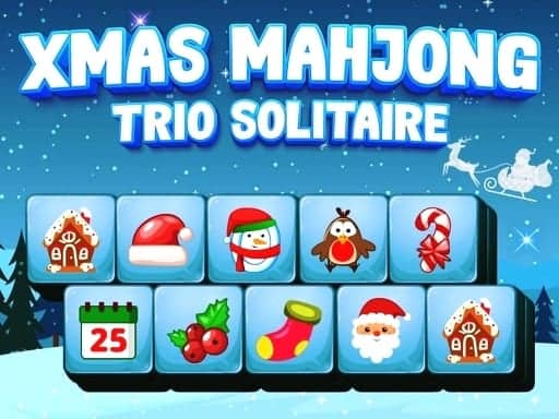 Screenshot von Xmas Mahjong Trio Solitaire