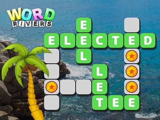 Screenshot von Word Rivers