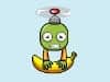 Screenshot von Banana Copter Swing